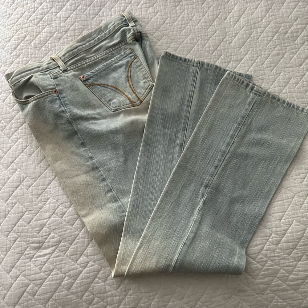 Bootleg Stonewashed Jeans
